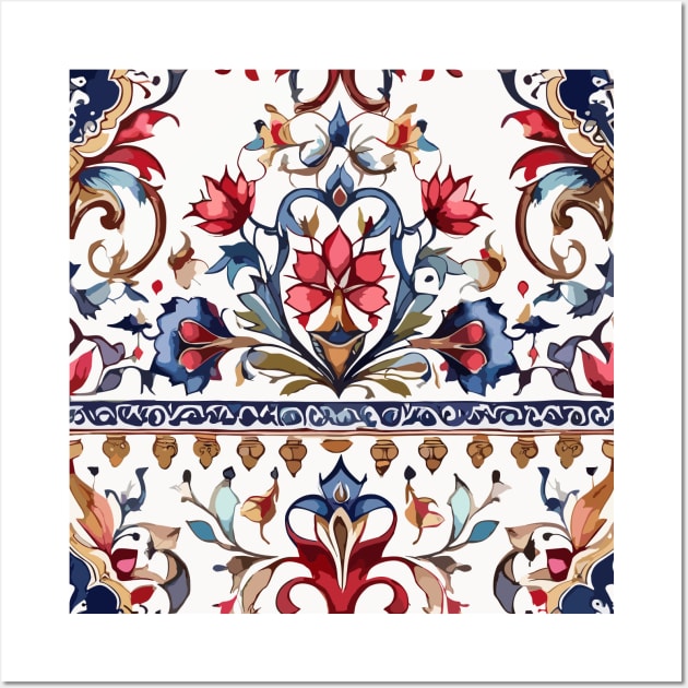 Ottoman Pattern Wall Art by Siha Arts